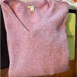 LL BEAN Lavender sweater -3X